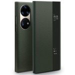 QIALINO Skórzany Pokrowiec Etui do Huawei P50 Pro zielone