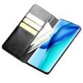 QIALINO Klasyczny Skórzany Pokrowiec Etui do Huawei P50 Pro czarny