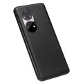 QIALINO Biznesowe Skórzane Etui do Huawei P50 Pro czarne