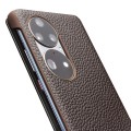 QIALINO Biznesowe Skórzane Etui do Huawei P50 Pro brązowe