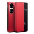 QIALINO Biznesowe Skórzane Etui do Huawei P50 Pro czerwone