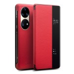 QIALINO Biznesowe Skórzane Etui do Huawei P50 Pro czerwone