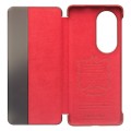 QIALINO Biznesowe Skórzane Etui do Huawei P50 Pro czerwone