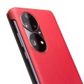 QIALINO Biznesowe Skórzane Etui do Huawei P50 Pro czerwone