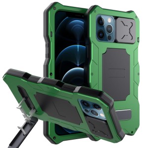 Pancerne Etui Antywstrząsowe do iPhone 12/12 Pro zielone