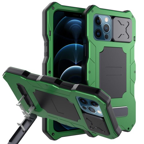 Pancerne Etui Antywstrząsowe do iPhone 12/12 Pro zielone