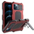 Pancerne Etui Antywstrząsowe do iPhone 12 Pro Max czerwone