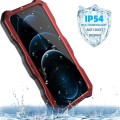 Pancerne Etui Antywstrząsowe do iPhone 12 Pro Max czerwone