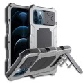 Pancerne Etui Antywstrząsowe do iPhone 12 Pro Max srebrne