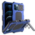 Pancerne Etui Antywstrząsowe do iPhone 12 Pro Max niebieskie