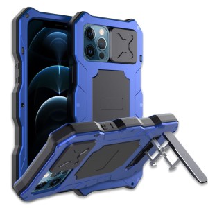 Pancerne Etui Antywstrząsowe do iPhone 12 Pro Max niebieskie