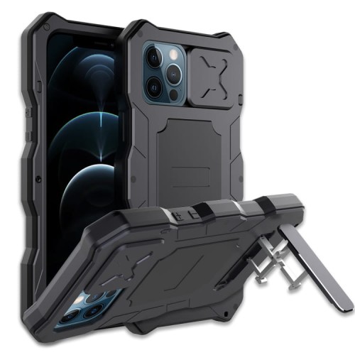 Pancerne Etui Antywstrząsowe do iPhone 12 Pro Max czarne