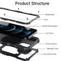 Pancerne Etui Antywstrząsowe do iPhone 12 Pro Max czarne