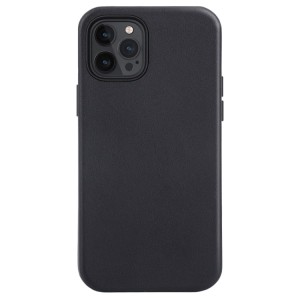 Skórzane Etui MagSafe do iPhone 12 / iPhone 12 Pro czarne