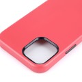 Skórzane Etui Plecki MagSafe do iPhone 12 Pro Max czerwone