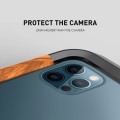 R-JUST Ramka Bumper Metal Drewno Etui do iPhone 12 Pro Max