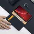 Dux Ducis Skórzane Etui Pokrowiec do iPhone XR 6.1 granatowy