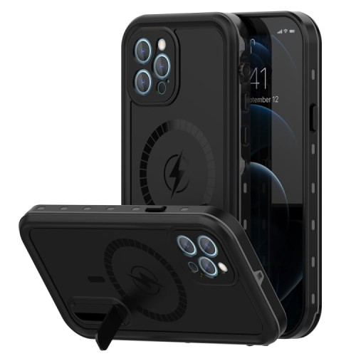 RedPepper Wodoszczelne Mocne Etui do iPhone 12 Pro Max czarne
