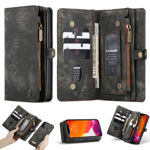 Pokrowiec Portfel CASEME Etui do iPhone 12 Mini czarny