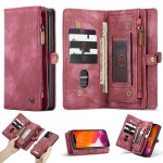 Pokrowiec Portfel CASEME Etui do iPhone 12 Mini czerwone