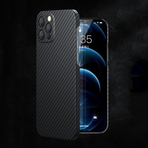 Benks Włókno Węglowe Etui Plecki do iPhone 12 Pro Max