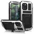 R-JUST Pancerne Etui Antywstrząsowe do iPhone 12 Pro Max srebrne