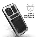 R-JUST Pancerne Etui Antywstrząsowe do iPhone 12 Pro Max srebrne