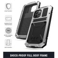 R-JUST Pancerne Etui Antywstrząsowe do iPhone 12 Pro Max srebrne