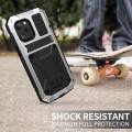 R-JUST Pancerne Etui Antywstrząsowe do iPhone 12 Pro Max srebrne