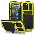 R-JUST Pancerne Etui Antywstrząsowe do iPhone 12 Pro Max żółte
