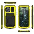 R-JUST Pancerne Etui Antywstrząsowe do iPhone 12 Pro Max żółte