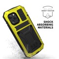 R-JUST Pancerne Etui Antywstrząsowe do iPhone 12 Pro Max żółte