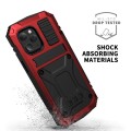 R-JUST Pancerne Etui Antywstrząsowe do iPhone 12 Pro Max czerwone