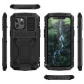 R-JUST Pancerne Etui Antywstrząsowe do iPhone 12 Pro Max czarne