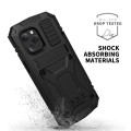 R-JUST Pancerne Etui Antywstrząsowe do iPhone 12 Pro Max czarne