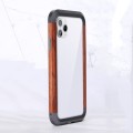 R-JUST Ramka Bumper Metal Drewno Etui do iPhone 11 Pro Max