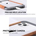 R-JUST Ramka Bumper Metal Drewno Etui do iPhone 11 Pro Max