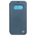 Etui QIALINO Skórzany Pokrowiec iPhone 12 Pro Max niebieskie