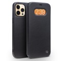 Etui QIALINO Skórzany Pokrowiec iPhone 12 Pro Max czarne