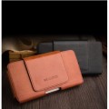 QIALINO Skórzane Etui na pasek iPhone Huawei Xiaomi brązowe