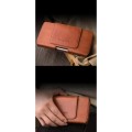 QIALINO Skórzane Etui na pasek iPhone Huawei Xiaomi brązowe