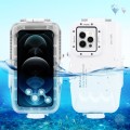 PULUZ Wodoszczelne 40m Etui Obudowa do iPhone 12 / 12 Pro