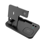 FLOVEME Ładowarka Bezprzewodowa do iPhone Apple Watch Airpods Pro Apple Pencil czarna