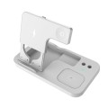 FLOVEME Ładowarka Bezprzewodowa do iPhone Apple Watch Airpods Pro Apple Pencil biała