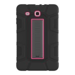 Shockproof  Pancerne Etui Obudowa do Samsung Galaxy Tab E 9.6 czarno-różowe