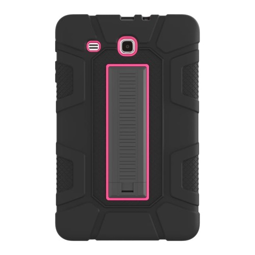 Shockproof Pancerne Etui Obudowa do Samsung Galaxy Tab E 9.6 czarno-różowe