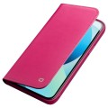 QIALINO Eleganckie Skórzane Etui do iPhone 13 różowe