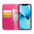 QIALINO Eleganckie Skórzane Etui do iPhone 13 różowe