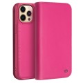 QIALINO Eleganckie Skórzane Etui do iPhone 13 Pro różowe