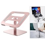 Aluminiowy Obrotowy Regulowany Stojak na biurko do Apple Macbook, Samsung, Huawei, etc różowy